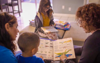 Marise teaching a client
