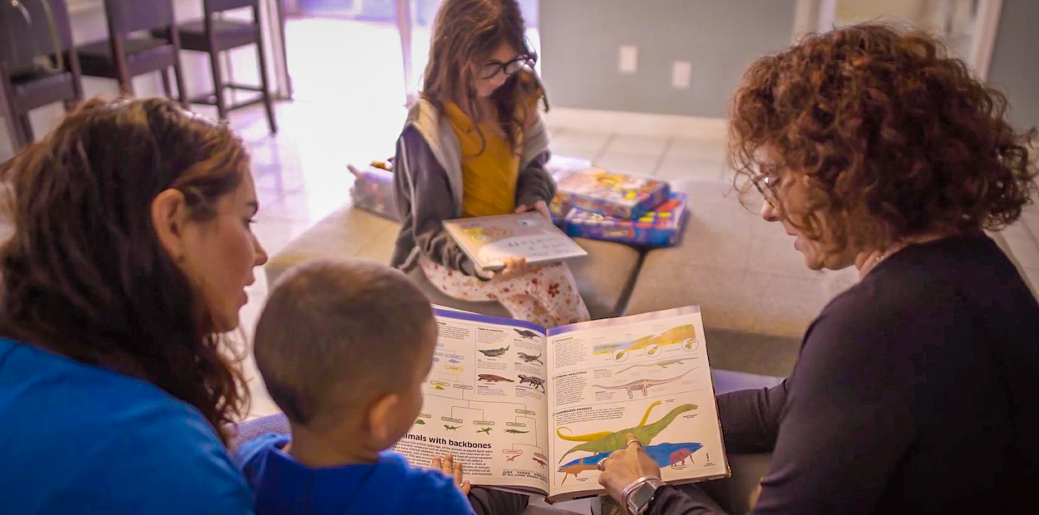 Marise teaching a client